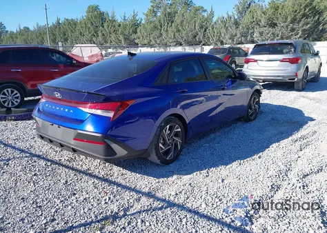 2025 Hyundai Elantra Sel Sport from USA, damaged, VIN KMHLM4DG4SU981568